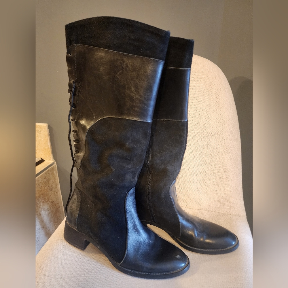 Italian leather boots size 7.5 US /38 EUR